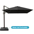 thumbnail image 4 of Crestlive Products Luxury Outdoor Shade Canopy Patio Cantilever Offset Umbrella with 360-degree Rotation Black, 4 of 5