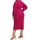 thumbnail image 2 of Vestido Elegante DaraBaby Mujer Sexi C/cinturón Talla Extra Plus Vest053, 2 of 4