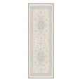 thumbnail image 3 of GENIMO 2'x7' Runner Rug, Machine Washable Non Slip Low Pile Hallway Runner Rug for Kitchen Laundry Room, Botanical Floral, Dusty Blue, 3 of 5