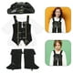 thumbnail image 5 of 1 juego de disfraz de pirata para Halloween para niña, chaleco de fiesta de cosplay, disfraz de pirata medieval para niña, vestido gótico de manga larga para eventos y fiestas temáticas, 5 of 8