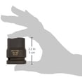 thumbnail image 7 of 15/16" x 3/4" Drive 12 Point Shallow Supertorque™ Socket, Black Industrial Finish. Suitable For Impact Use. Williams® # JHW38430, 7 of 7