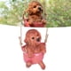 thumbnail image 1 of Estatua de cachorro de resina columpio estatua de jardín al aire libre de perro de peluche de animal de jardín interior al aire libre para decoración de césped de jardín para ANGGREK Otros, 1 of 8