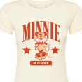 thumbnail image 3 of Disney - Minnie Mouse Collegiate - Juniors Fitted Graphic T-Shirt, 3 of 5