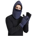 thumbnail image 2 of Caywon Unisex Solid Color Waterproof 2 Piece Set Lei Feng Hat Gloves Thickened Warm Windproof Cold Proof Headwear Hand Warmers for Winter Outdoor Activities, 2 of 5