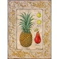 thumbnail image 2 of Kruskamp, Janet 25x32 White Modern Wood Framed Museum Art Print Titled - Tropical Fruit II, 2 of 4