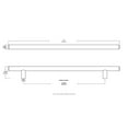thumbnail image 5 of Liberty 224mm Steel Bar Cabinet Pull, Stainless Steel, 5 of 7