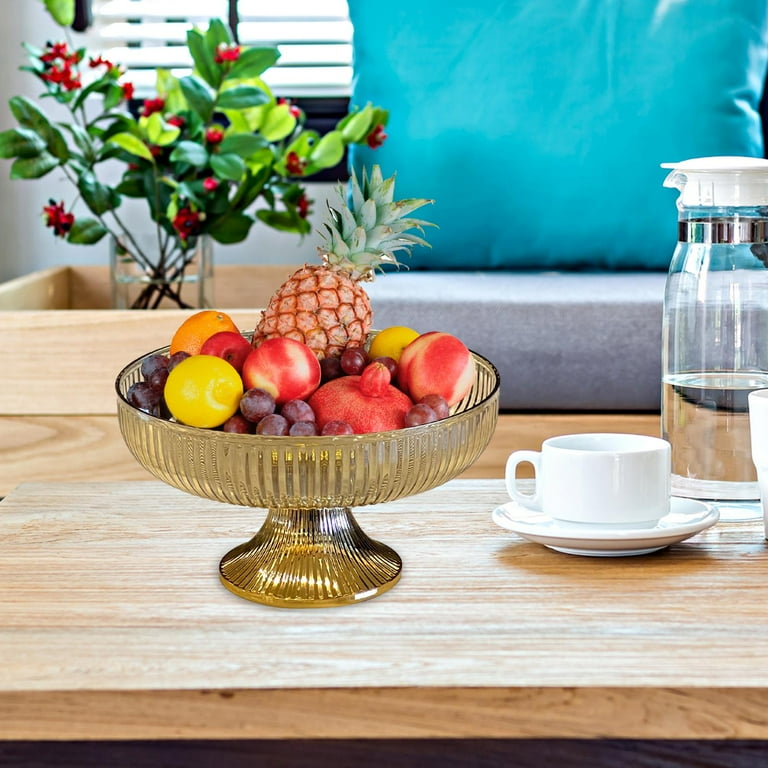 Ceramic Fruit Plate - Three-legged Oval Bowl For Kitchen Counter