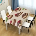 thumbnail image 4 of Yayeee Tablecloths 60" x 90" Rectangle Wrinkle Resistant Party Table Cover, Strawberry Cake, 4 of 8
