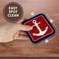 thumbnail image 7 of 3dRose, Red White and Blue Nautical Anchor Design, set of 4 Coasters - Soft, 7 of 7