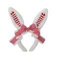 thumbnail image 1 of Diadema Orejas de conejo de peluche Sunnimix Lazo Cinta Accesorios Rojo, 1 of 8