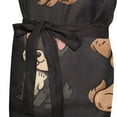 thumbnail image 5 of JSTEL Cute Puppy Dogs Print Apron with 2 Pockets for Women Men Adjustable Garden Bib, 5 of 5