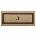 thumbnail image 2 of Nedia Home 02074J Single Picture - Brown Frame 24 x 57 In. Heavy Duty Coir Doormat - Monogrammed J, 2 of 4