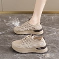 thumbnail image 3 of Lightweight Summer Breathable Sneakers, fashion casual shoes for women, cooling ventilated upper, wear-resistant sole, simple comfy daily footwear for hot weather, 3 of 5