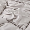 thumbnail image 4 of Unique Home Alternative 3pc Goose Down Clearance Comforter Soft Premium Color Duvet Covers Comforter Set (Queen, Khaki), 4 of 6