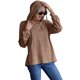 thumbnail image 2 of Sudadera con capucha suelta con bolsillo Sudadera de gran tamaño Tops casuales MABOTO Beige/Pequeña, 2 of 7