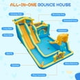 thumbnail image 5 of Eclife Inflatable Bounce House Water Slide with Blower, Backyard Water Park Combo with Slides, Splash Pool, Climbing Wall, Obstacle Course, Jumping Area for Indoor Outdoor, 5 of 11