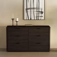 thumbnail image 2 of Evelyn Modern 60" Dresser in Brown (6-Drawer), 2 of 7