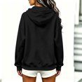 thumbnail image 5 of Zip Up Hoodie Women Casual Oversized Sweatshirt Lightweight Jacket | Womens Hoodies Long Sleeve Y2K Hooded Sweatshirt Women Fashion Zipper Fall Jackets With Pocket, 5 of 5