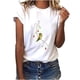 thumbnail image 2 of Puntoco, camiseta de mujer, tops casuales de verano, tops coreanos Harajuku con estampado de pájaros multicolores Puntoco Puntoco-3037, 2 of 9