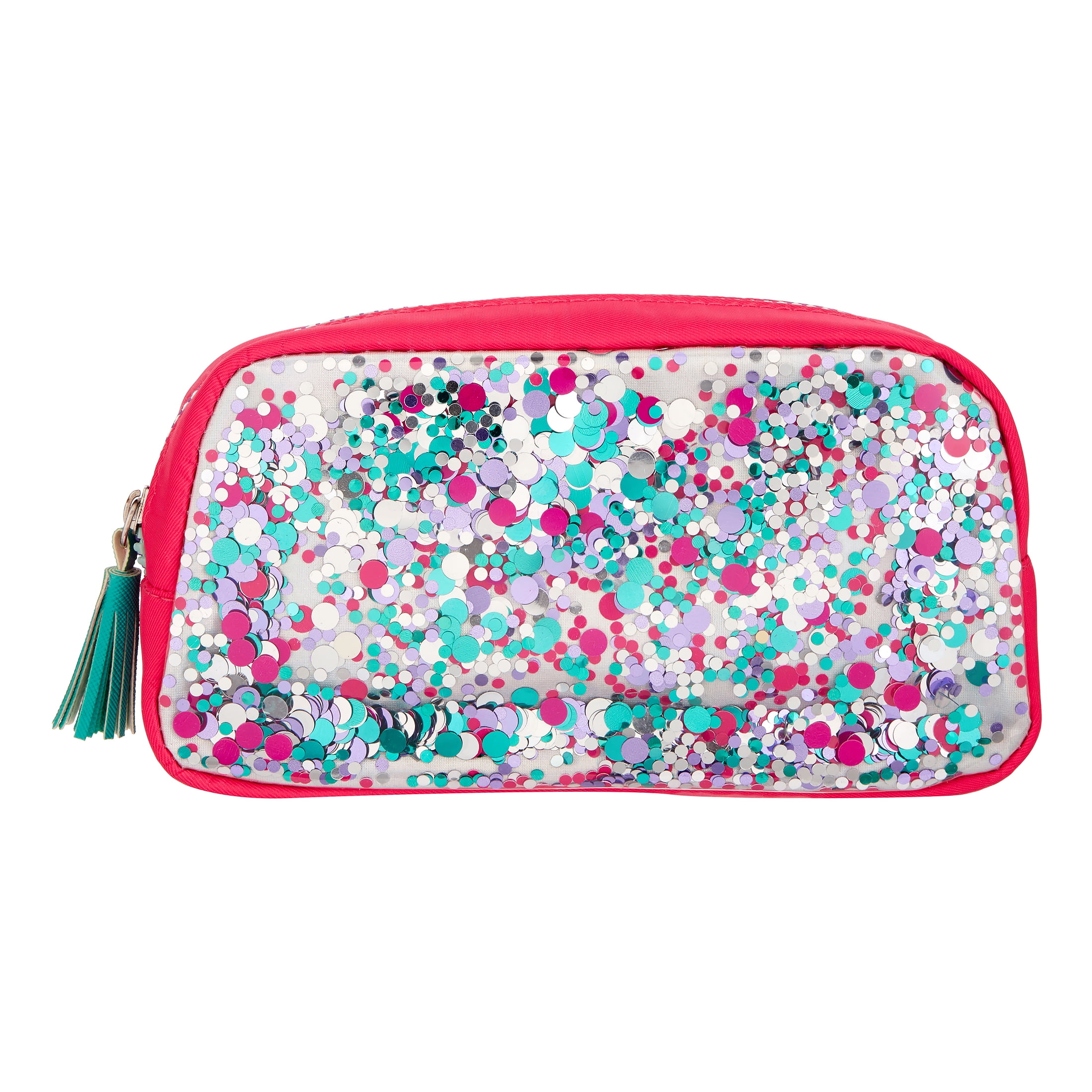 Pen + Gear Pencil Pouch, Pink Sequins