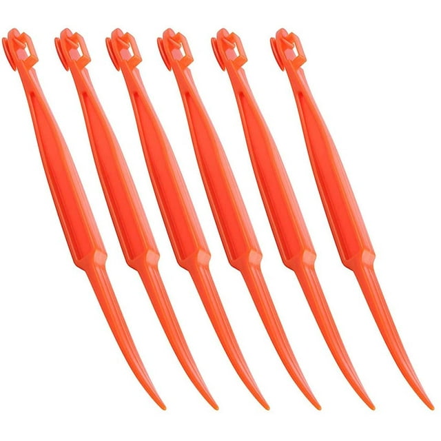 Orange Peelers, 6Pcs Plastic Easy Slicer Cutter Peeler Remover Opener Kitchen Accessories Knife Cooking Tool Kitchen Gadget (New)