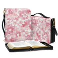 thumbnail image 3 of FOR U DESIGNS Cherry Blossom Bible Case with Shoulder Strap Bible Carrying Bag for Men Size X-Large Lightweight PU Sturdy Bible Protective Carrier Multifunctional Crossbody Backpack Bag Purse, 3 of 7