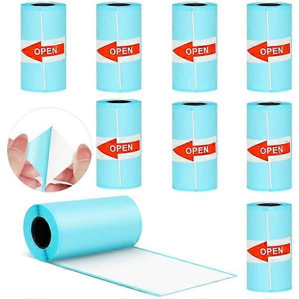 Self-adhesive sticker paper roll 10 pcs thermal photo paper for PeriPage Mini portable photo printer, P1 Mini printer (57 x 30 mm)