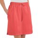 thumbnail image 2 of Falda pantalón de punto de algodón con cordón ajustable y cintura elástica para mujer - Ropa informal de verano, coral, talla M, 2 of 4