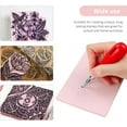 thumbnail image 3 of 4 Pack Rubber Block Stamp Carving Blocks with Cutter Tools and Rubber Brayer Roller for Printmaking and More Crafts, 3 of 6