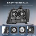 thumbnail image 4 of Conjunto de faros KUIPERAUTO para Chevy Tahoe/Suburban, 4 of 6
