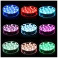 thumbnail image 3 of Elegante base de jarrón con luz LED, soporte de exhibición plano con batería recargable para centros de mesa, ilumina tu decoración con modos de iluminación multicolor., 3 of 5