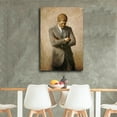 thumbnail image 3 of US President Portrait John F Kennedy JFK Canvas Poster Wall Art Picture Prints Hanging Photo Gift Decor Home Posters Artworks 24x36inch(60x90cm), 3 of 6