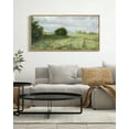 thumbnail image 6 of Drsoum Large 20x40in Natural Framed Vintage Landscape Wall Art Home Decor Grassland Classic Wall Prints Farmhouse Bedroom Office Decor, 6 of 6