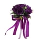 thumbnail image 1 of Bouquet Bouquet Brides de honor Bouquet elegante Bouquet Bouquet Artificial Rose Flower para el día de graduación Día de San Valentín Decoración de Púrpura, 1 of 8
