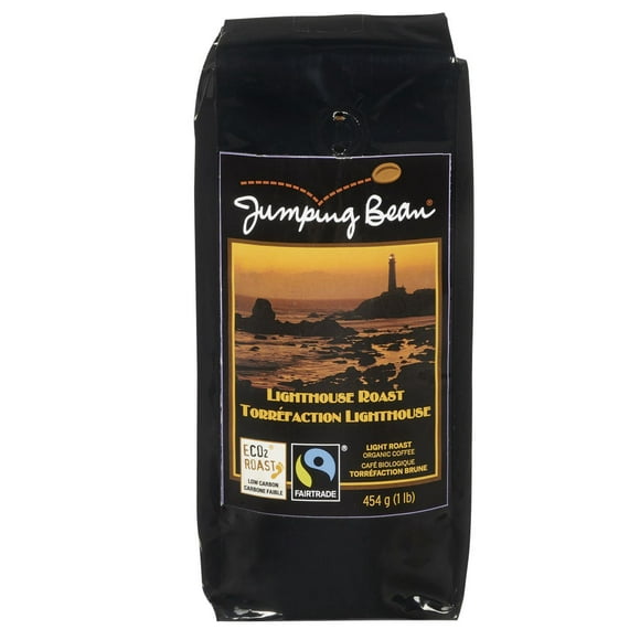 Grains de café entiers torréfaction Lighthouse de Jumping Bean 454 g (1 lb)