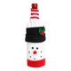 thumbnail image 1 of Bolsas navideñas para botellas de vino, cubierta navideña para botellas, juegos de adornos hechos a mano para botellas de vino en casa, restaurante, Papá Noel Sincero Electrónica, 1 of 5