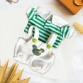 thumbnail image 1 of Conjunto de pantalones con tirantes y camiseta para muñecas, accesorios de ropa en miniatura para muñecas de 20 cm Verde, 1 of 9