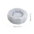 thumbnail image 2 of Rkxzt Cat Beds for Indoor Cats - Cat Bed Washable 16 Inches,Dog Beds for Small Medium Dogs,Anti-Slip Fluffy Plush Faux Fur Pet Bed,Thick Bottom Keep Pets off The Cold Tile, 2 of 2