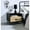 Black, variant on Round top and apron table - Enhances room aesthetics