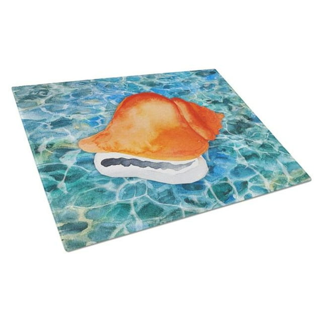 Carolines Treasures BB5371LCB Sea Shell Glass Cutting Board - Large