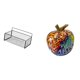 thumbnail image 1 of Cesta de almacenamiento colgante,Cesta de almacenamiento para gabinete organizador de pared colgante,Estantes de pared con decoración de granja,Estatua de estatuilla,Estatuas de resina, 1 of 8