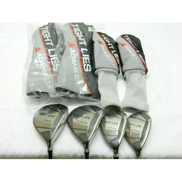 Adams Golf Tight Lies Mens Golf Club Woods & Hybrid (Set of 3W,5W,4H,5H