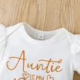 thumbnail image 6 of URMAGIC Newborn Baby Girl Clothes Letter Romper Short Sets Floral Summer Outfits 0-12 Months, 6 of 10