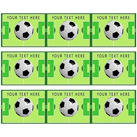 SOCCER - Strips - 2.5" x 10.5" Strips (3 pieces/sheet)