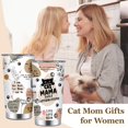 thumbnail image 2 of Cat Mom Gifts for Women, Cat Mom Mug Tumbler 20OZ, Cat Gifts for Cat Lovers, Mothers Day Gifts From Cat, Funny Cat Themed Gifts, Cat Lady Gifts, Best Cat Mom Gifts, Christmas Gifts for Crazy Cat Lady, 2 of 7