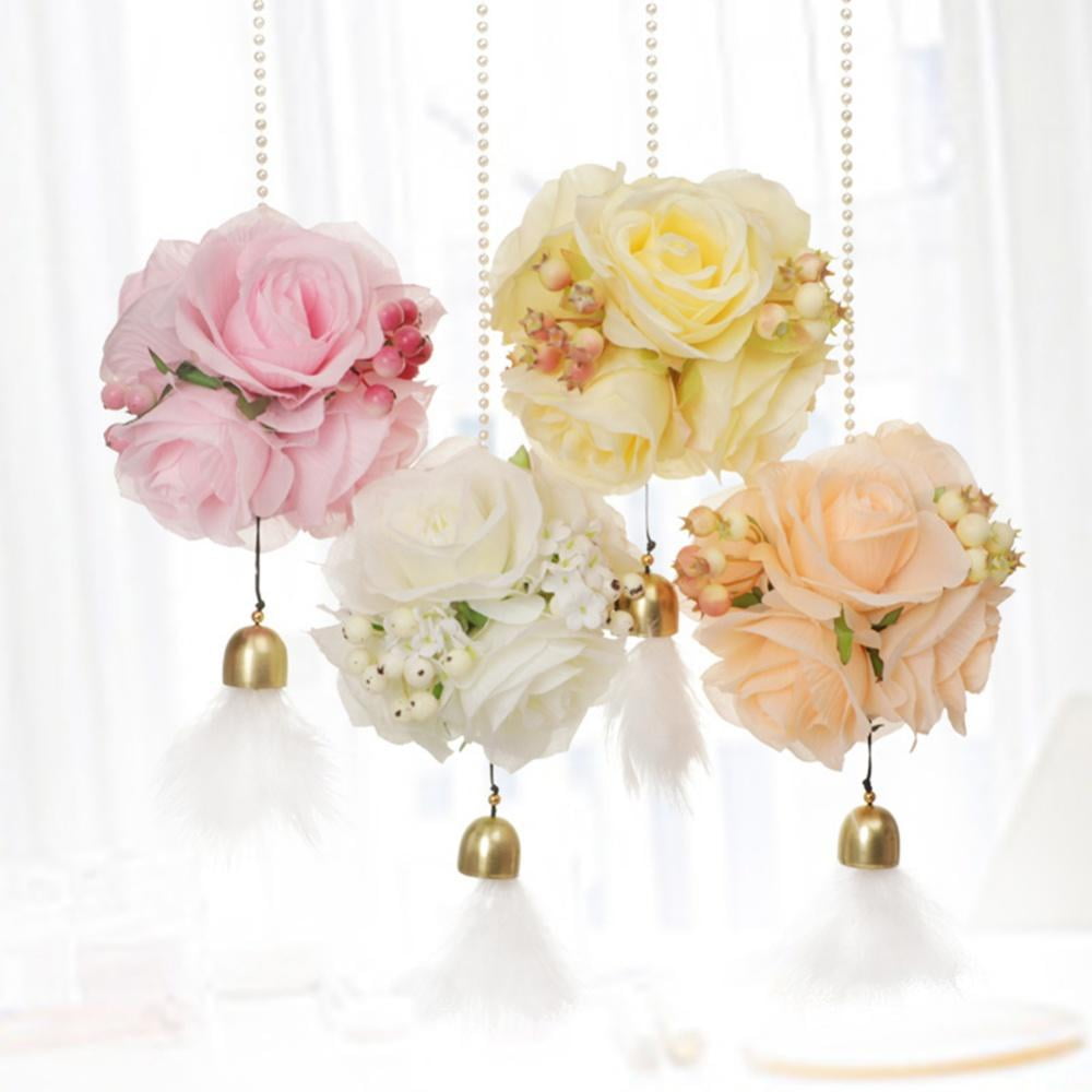 8 Inch Wedding Artificial Rose Flower Ball Hanging Decoration Centerpiece Natura 