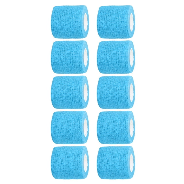 Self Adhesive Elastic Bandage, Disposable Easy To Access Compression Wrap Antislip For Fitness Tools For Handle Sky Blue