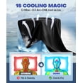 thumbnail image 2 of Funda de almohada Rifens Ice Cooling para personas que duermen en caliente, color negro, 2 of 6