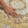 thumbnail image 3 of Addison Rugs Mayfield Premium Machine Washable Traditional Global Gold Round Rug, 8' x 8', 3 of 8