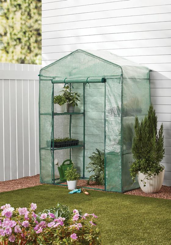 New 5 Tier Greenhouse Constructed Removable Cover Outdoor Plant Protection 